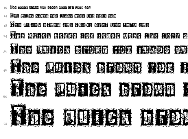 1 Dimencion font waterfall